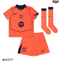 Otroški Nogometni dresi Barcelona Fermin Lopez #16 Tretji 2025-26 Kratek Rokav (+ Kratke hlače)